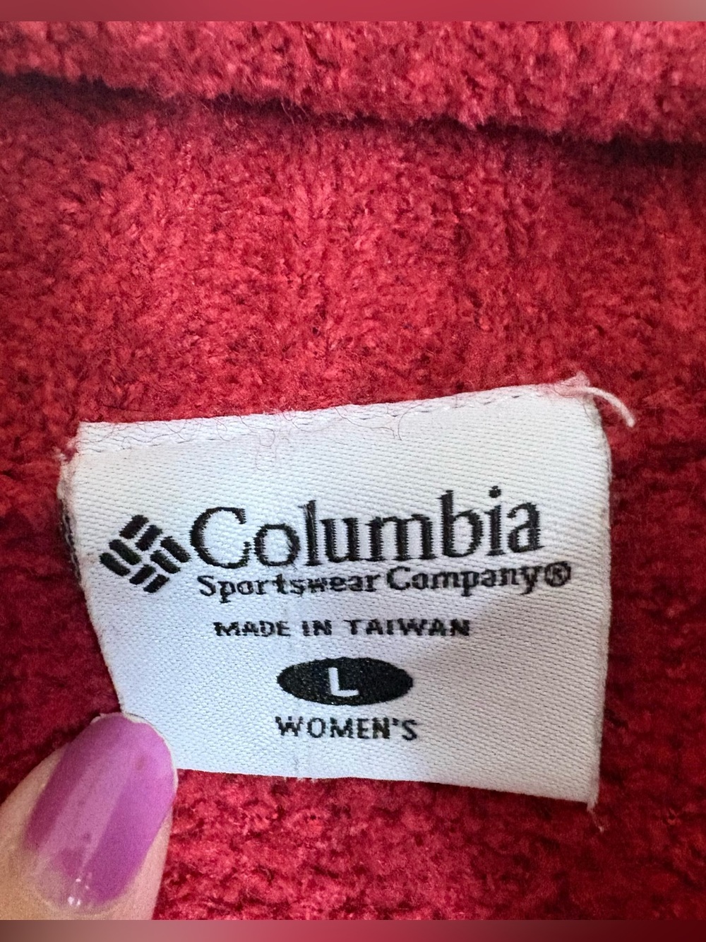 Columbia Women Fair Isle Quarter Zip Sweater Large Cozy Cottage Fall earthy wool - Picture 4 of 16